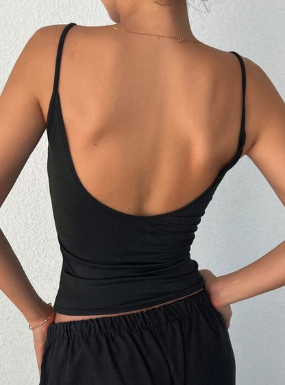 Backless Camisole Tank Top